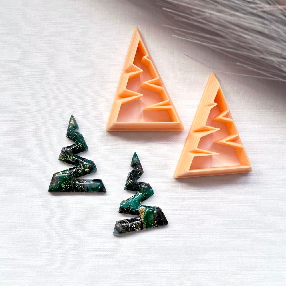 Zig - Zag Tree Clay Cutter -