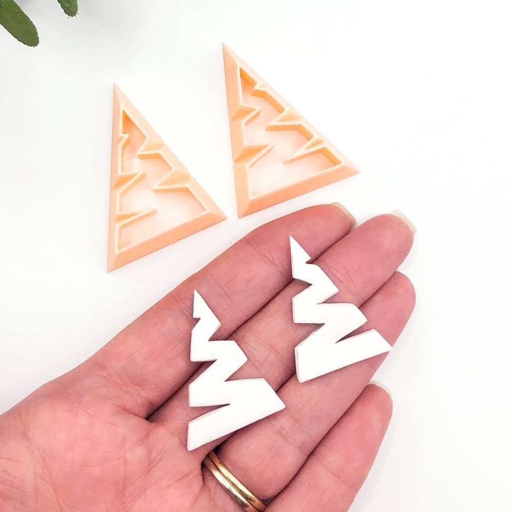 Zig - Zag Tree Clay Cutter -