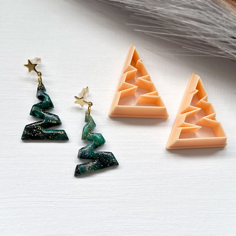 Zig - Zag Tree Clay Cutter -