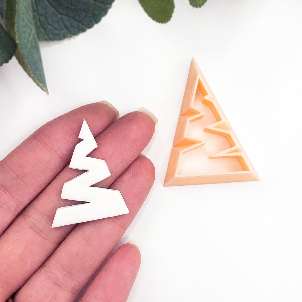 Zig - Zag Tree Clay Cutter -