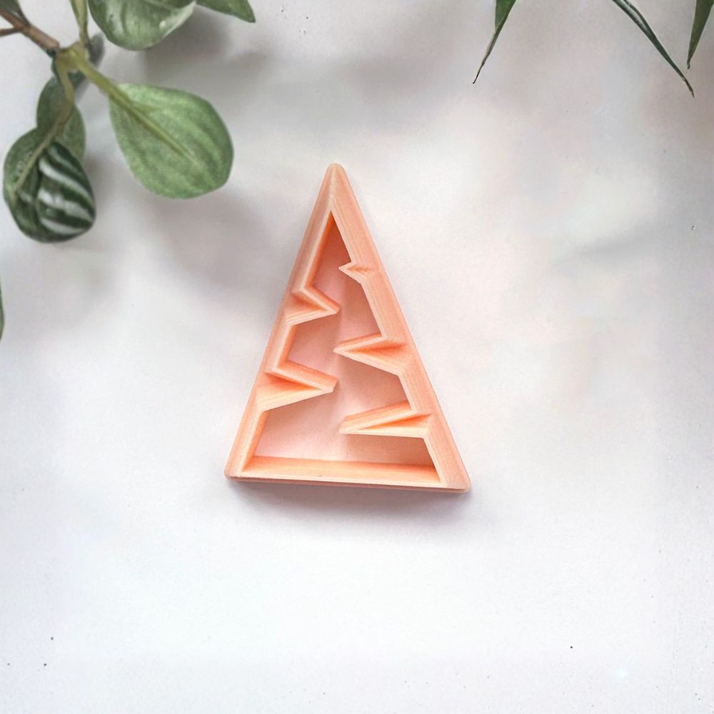 Zig - Zag Tree Clay Cutter -