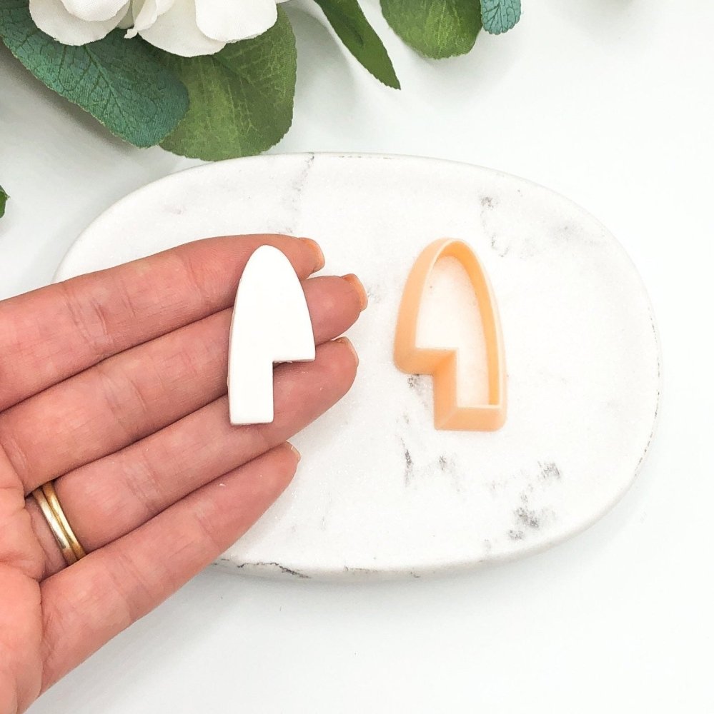 Arch Stepped Clay Cutter | Earring Makers Tools -