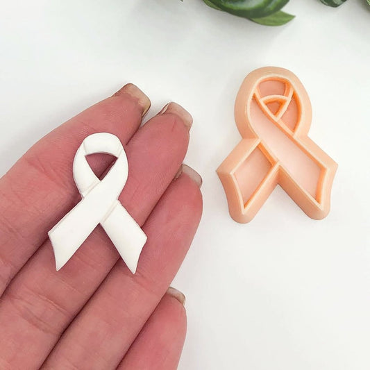 Awareness Ribbon Polymer Clay Cutter | Support Charity Symbol -