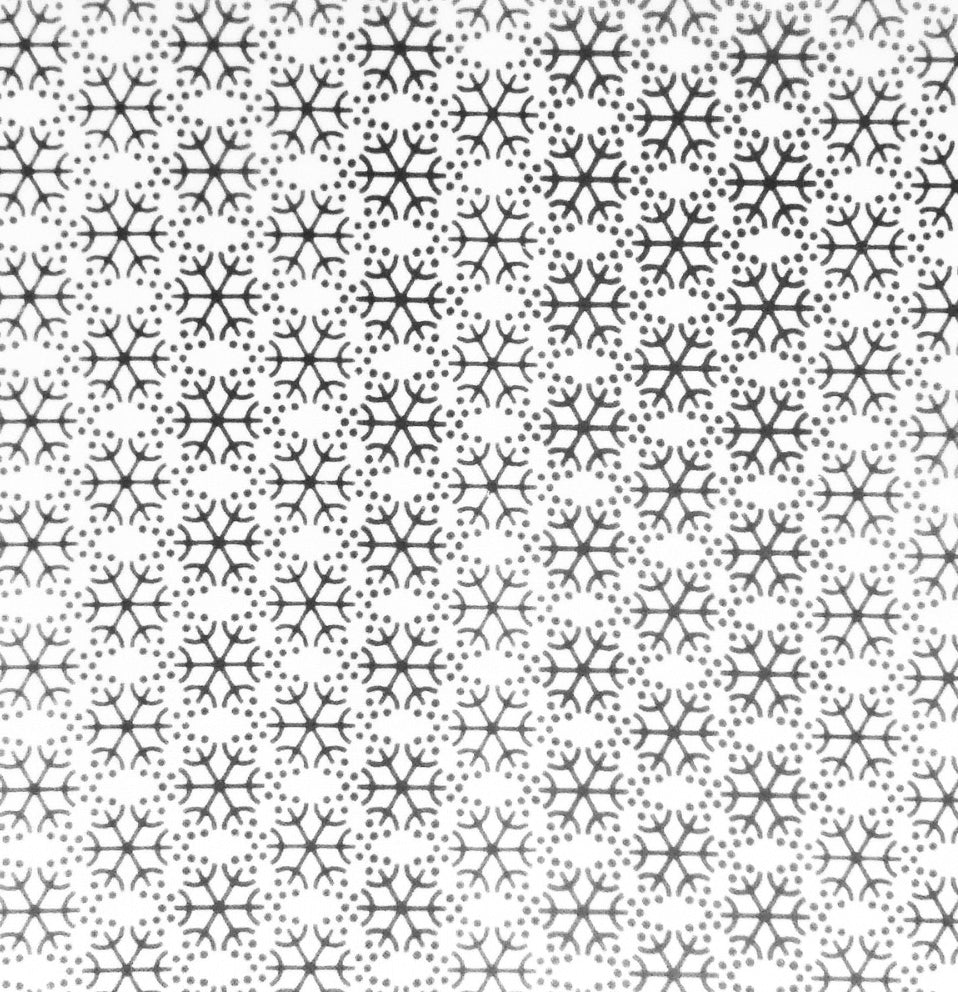 Christmas Snowflake Background Silkscreen -