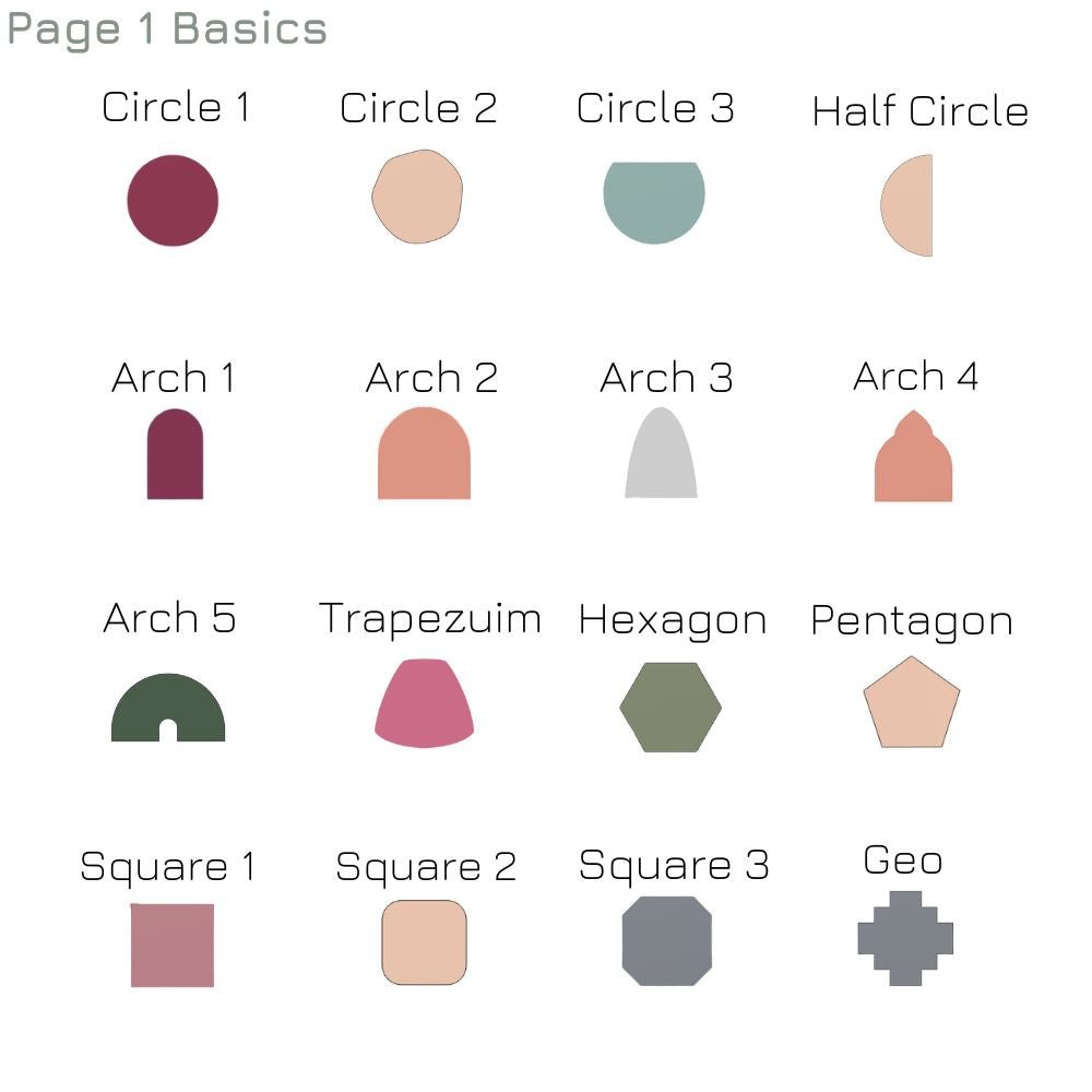 Clay Cutters Mini Size 10mm | Choose Your Set | Mix and Match Bundles -