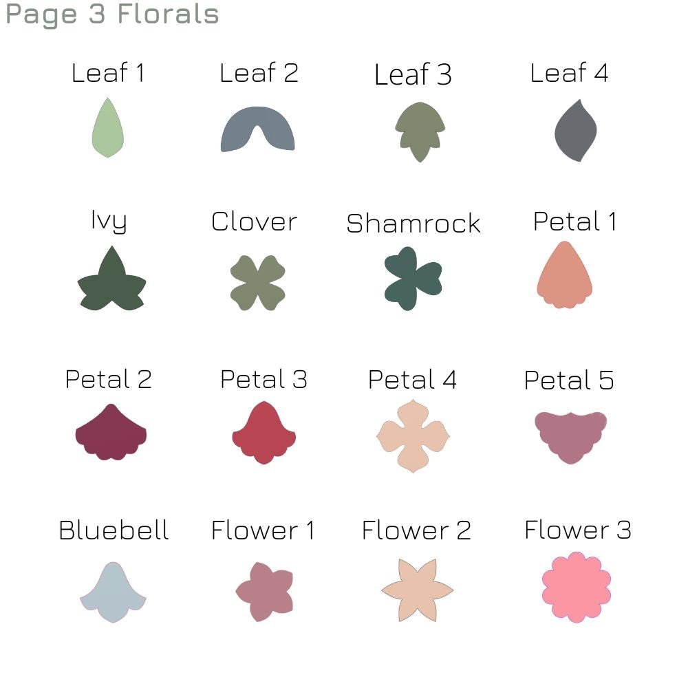Clay Cutters Mini Size 10mm | Choose Your Set | Mix and Match Bundles -