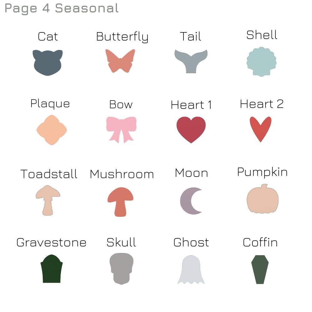 Clay Cutters Stud Size 15mm Small | Choose Your Set | Mix and Match Bundles -