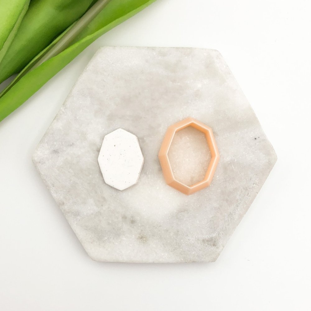 Faceted Gem Clay Cutter | 8 Sides -