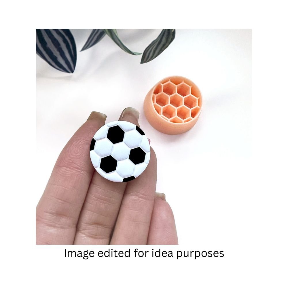 Football Polymer Clay Cutter | Sports Soccer Ball -