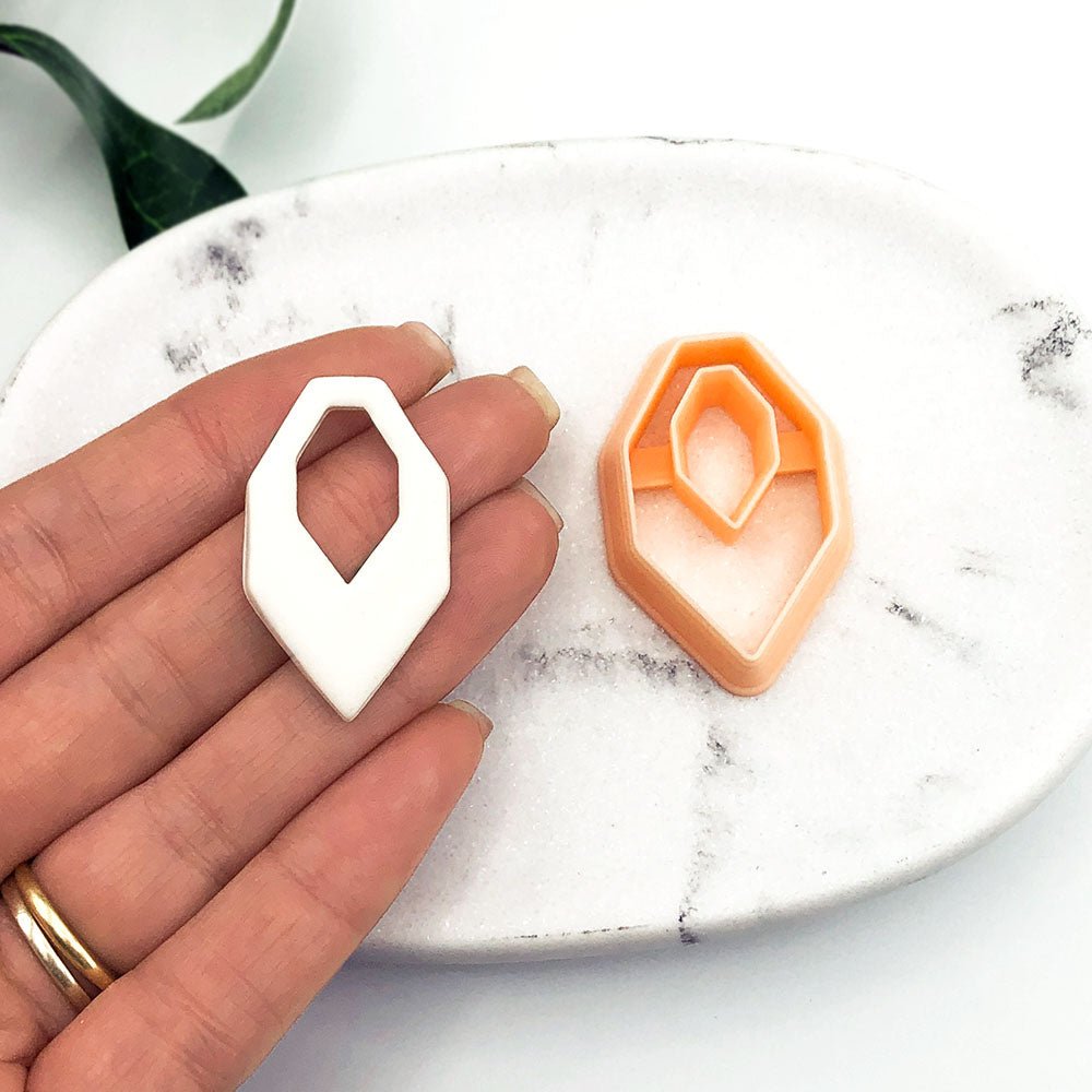 Gem Drop Donut | Jewel Polymer Clay Cutter -