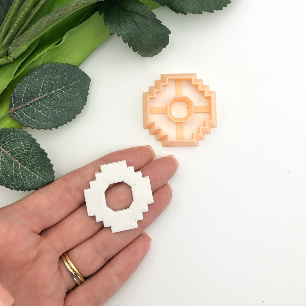 Geo Donut Clay Cutter -