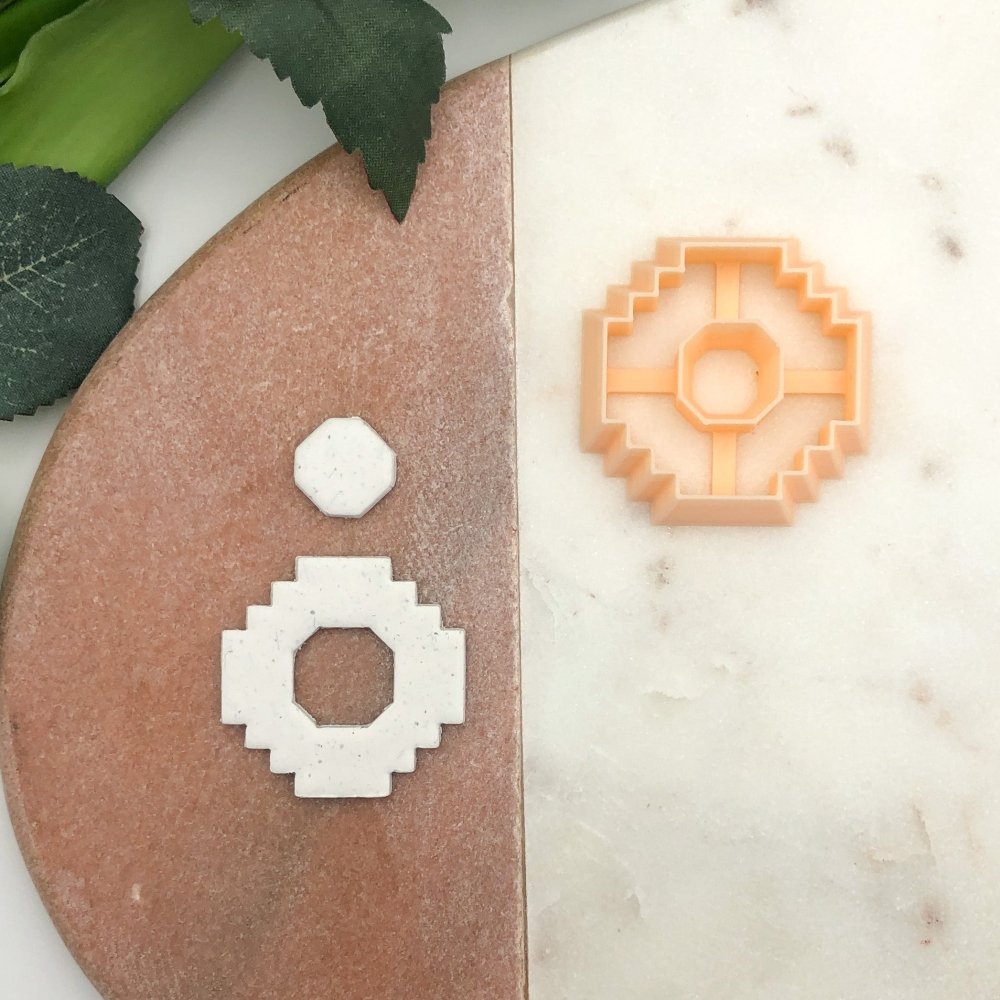 Geo Donut Clay Cutter -