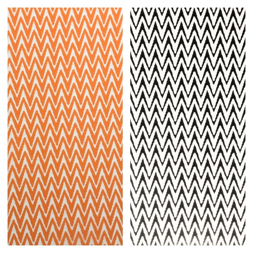Herringbone Textile Silkscreen Stencil | Chevron Zig Zag Pattern for Polymer Clay -