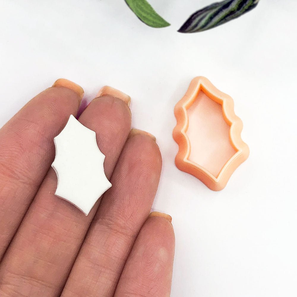 Holly Leaf Clay Cutter | Winter Foliage Christmas -