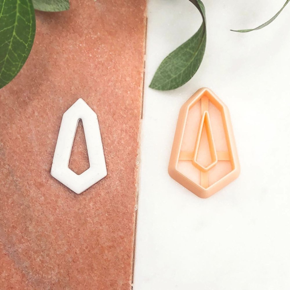 Jewel Donut Clay Cutter | Long Trapezium -