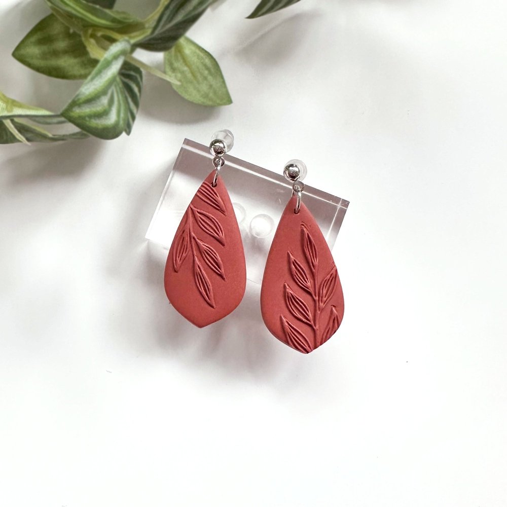 Leaf Polymer Clay Cutter | Teardrop, Raindrop Shape -