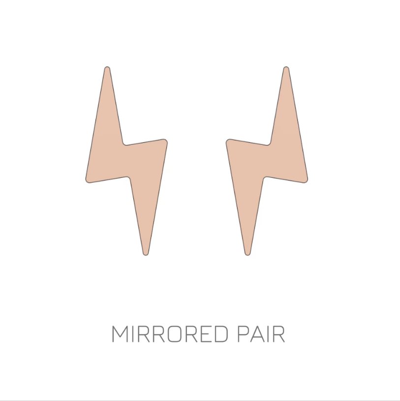 Lightning Bolt Double Clay Cutter -