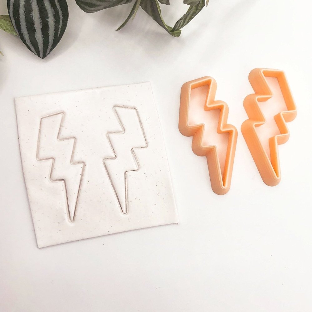 Lightning Bolt Triple Clay Cutter -
