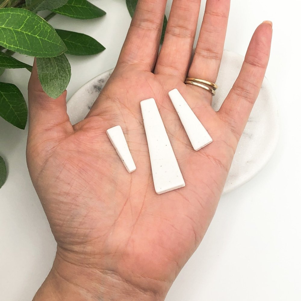 Long Thin Tapered Rectangle Clay Cutter -
