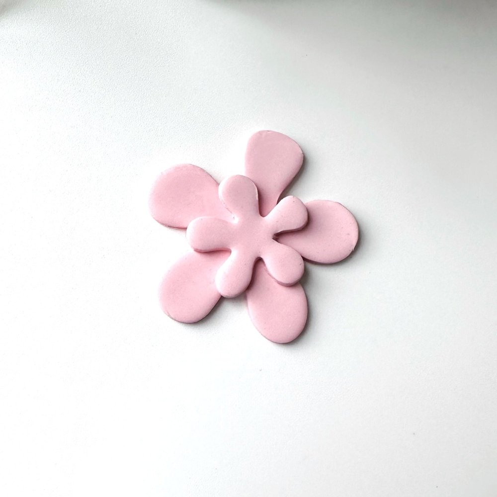 Organic Flower Clay Cutter | Splat Shape -