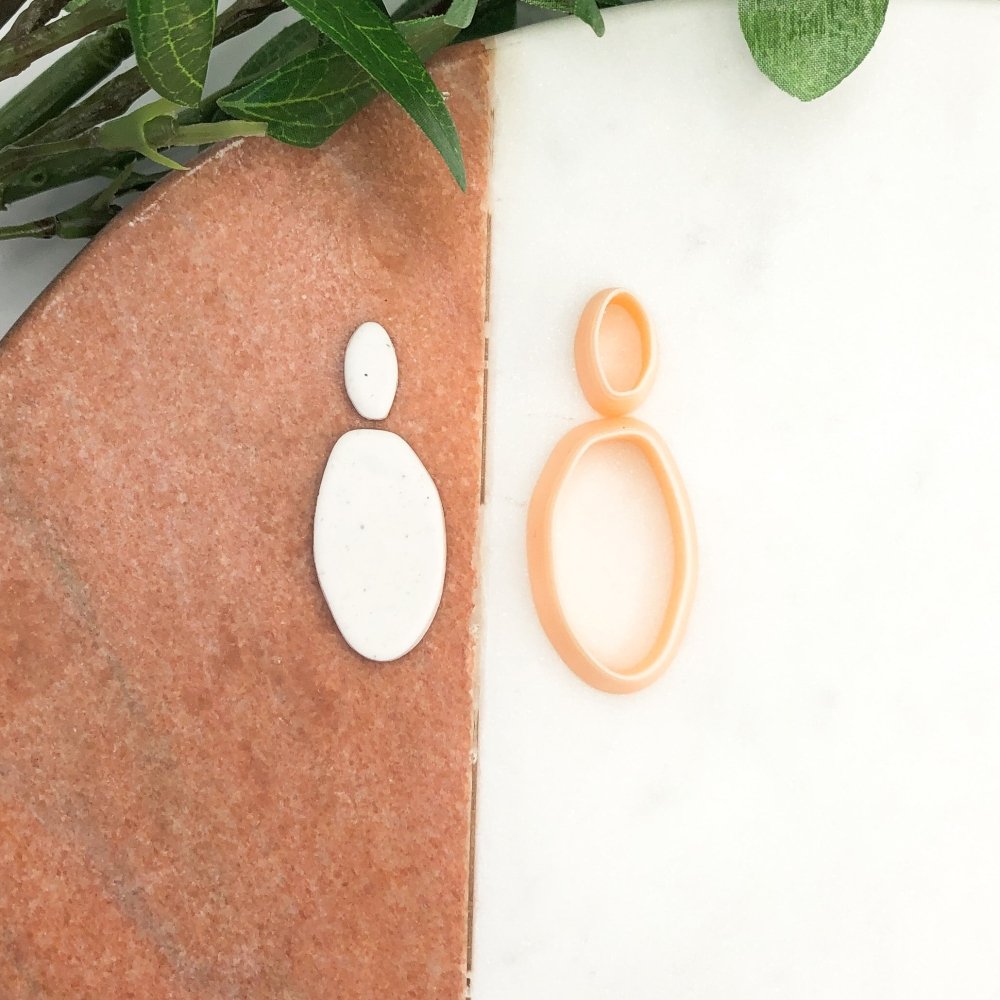 Organic Oval Clay Cutter | Pebble -