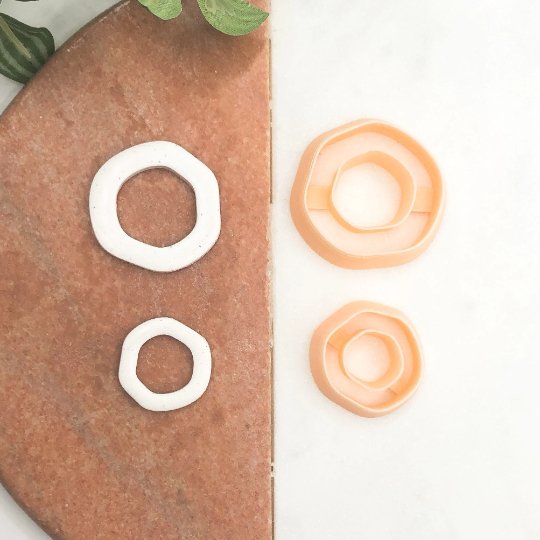 Organic Slim Circle Clay Cutter | Donut -