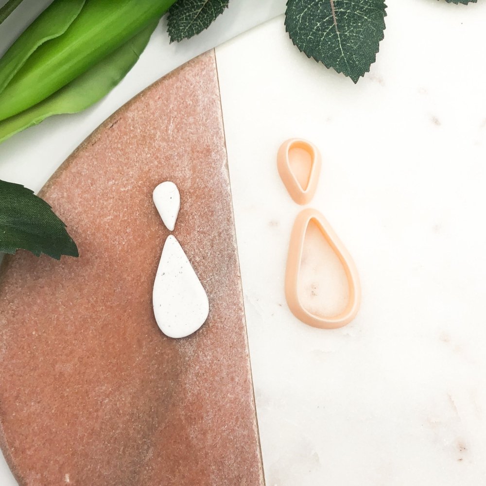 Organic Teardrop Clay Cutter -