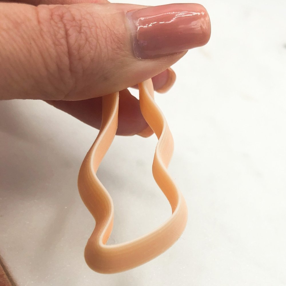 Organic Wavy Drop Clay Cutter | Mirror Set or Single -