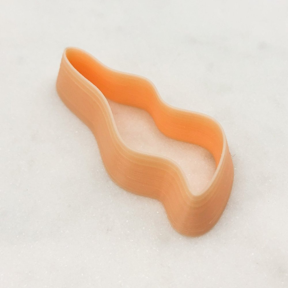 Organic Wavy Drop Clay Cutter | Mirror Set or Single -