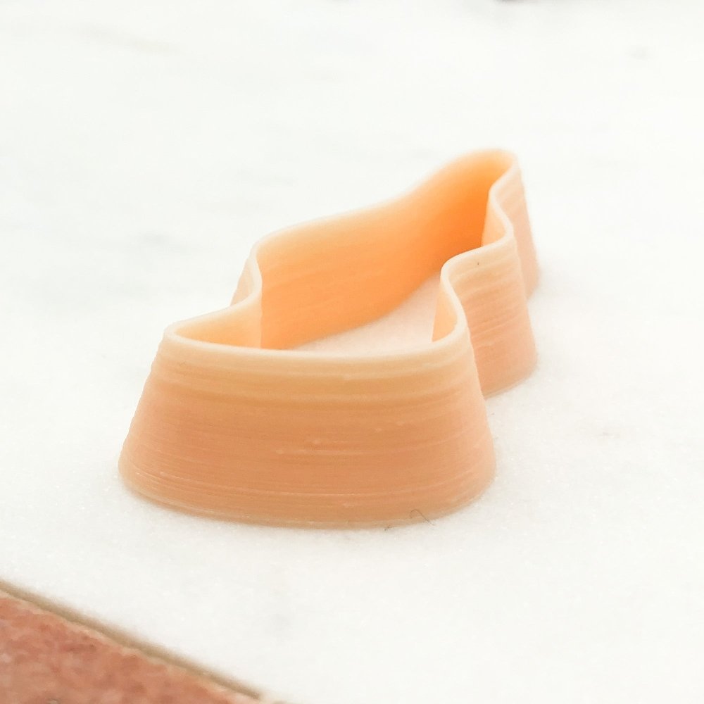 Organic Wavy Drop Clay Cutter | Mirror Set or Single -