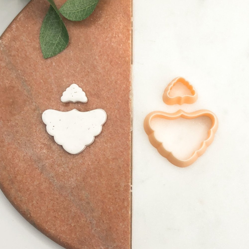 Petal Scalloped Fan Clay Cutter -