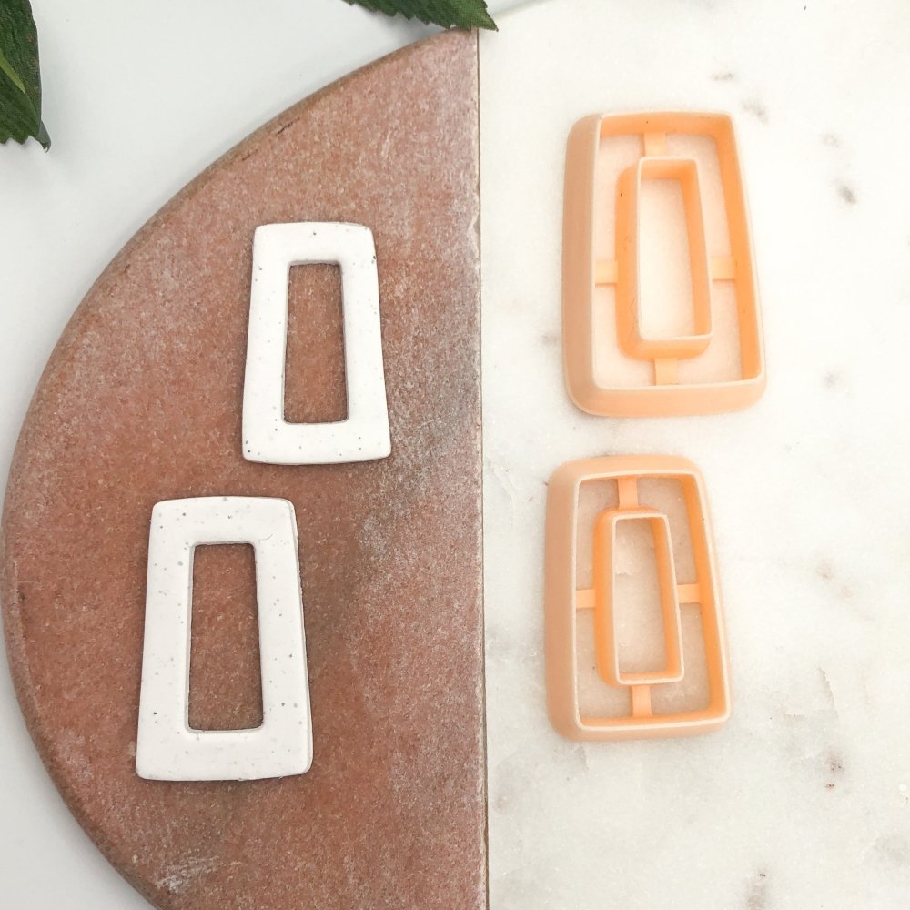 Rectangle Donut Clay Cutter | Slightly Tapered -