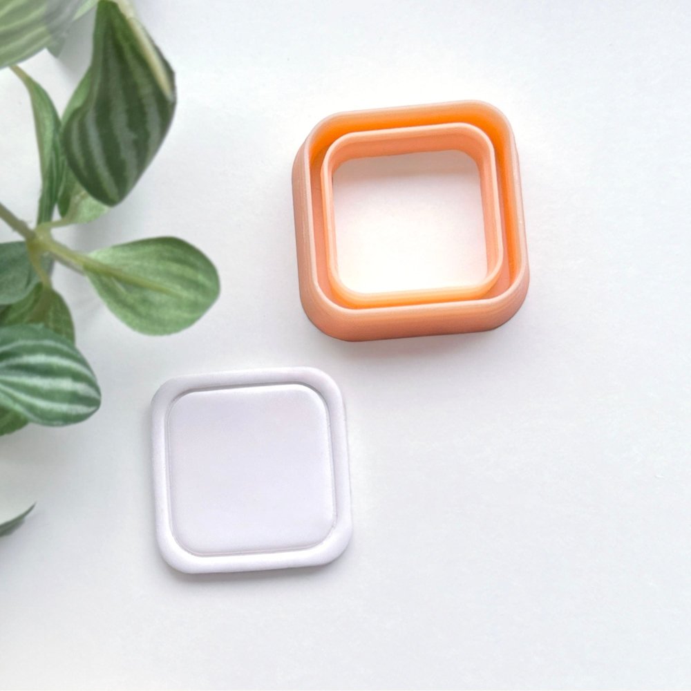 Rounded Square Frame | Border Clay Cutter -