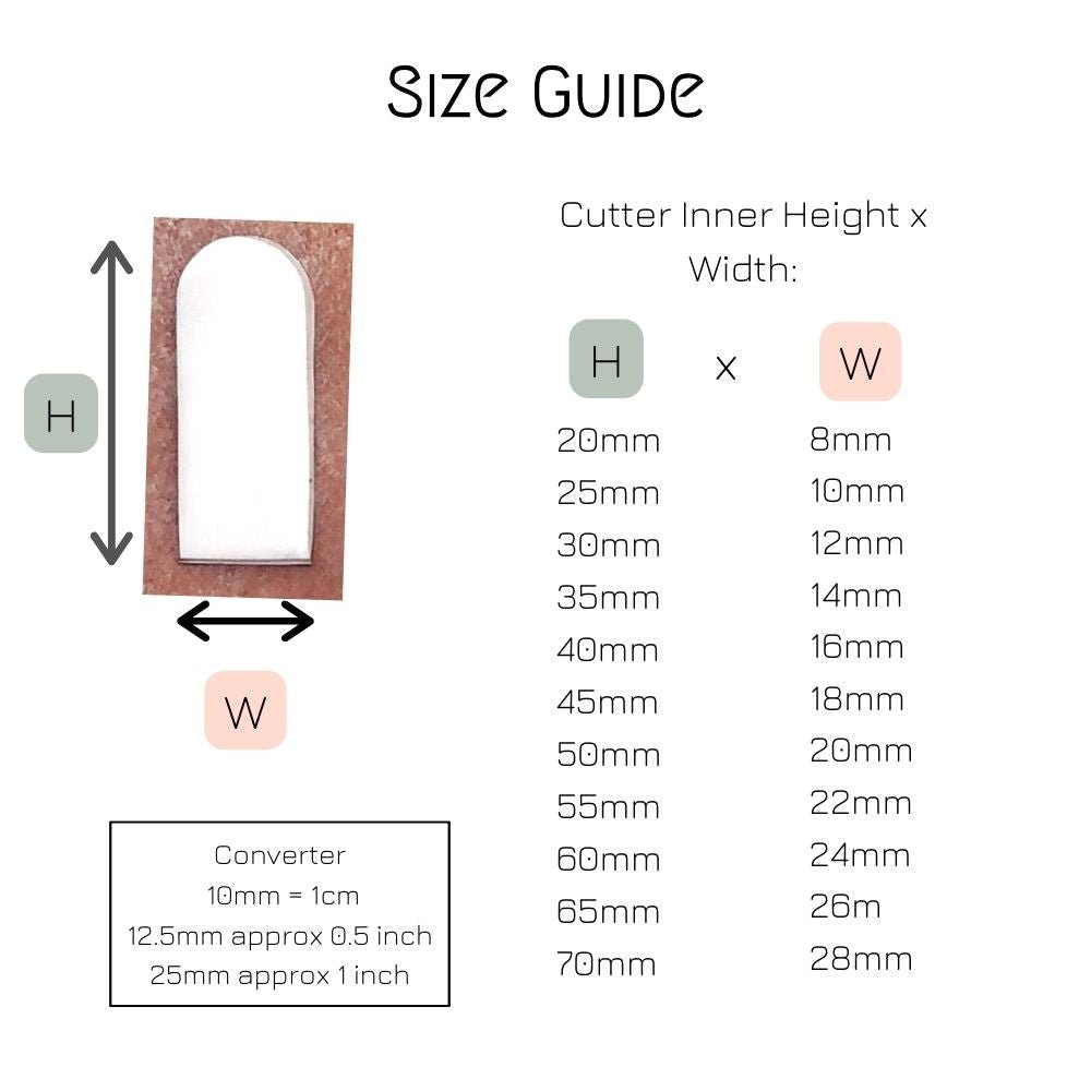 Slim Arch Clay Cutter -