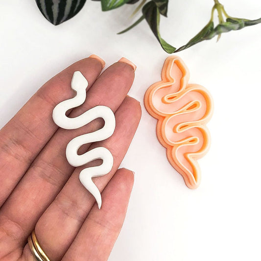 Snake Polymer Clay Cutter | Single or Mirrored Set -