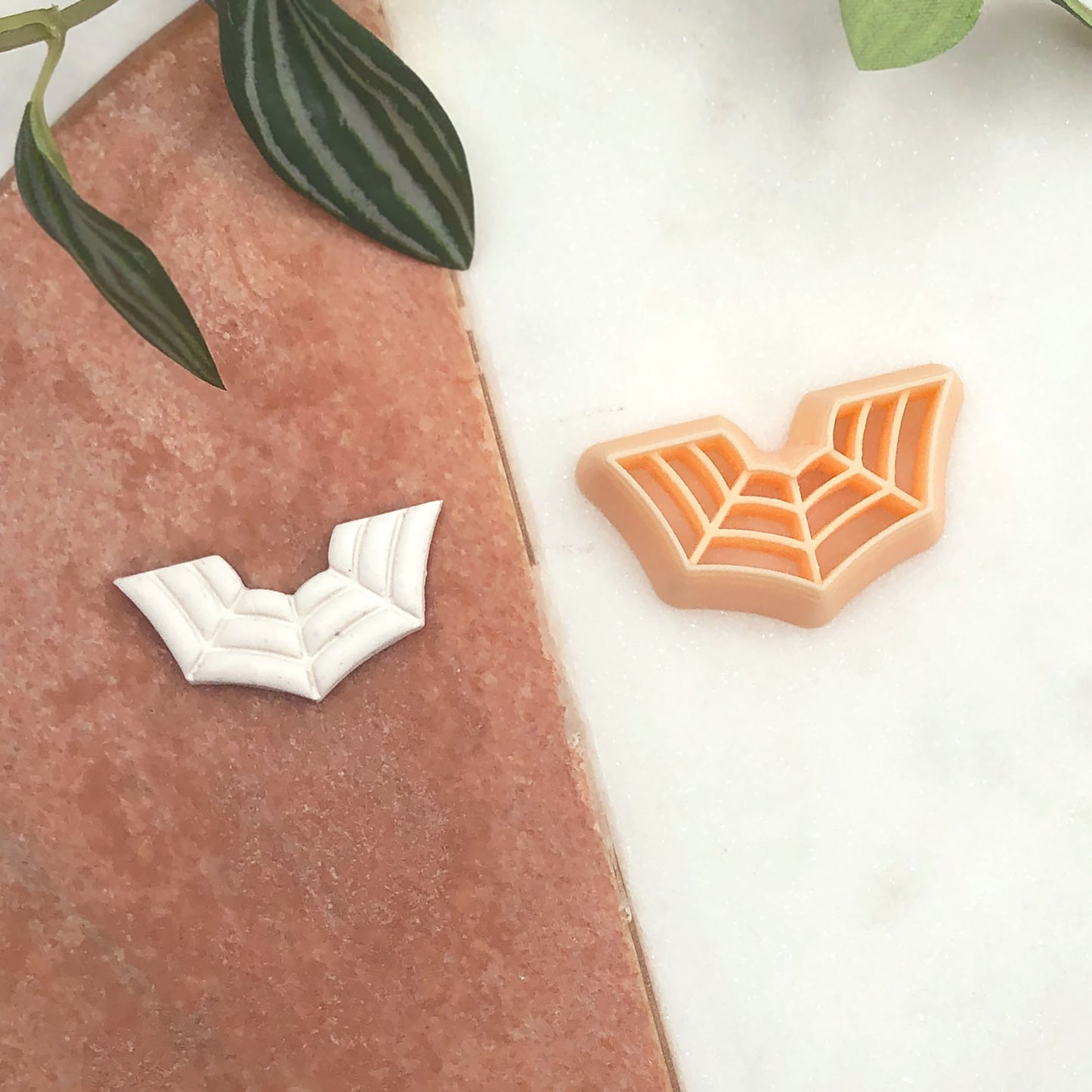 Spiderweb Half Polymer Clay Cutter | Spider Web -