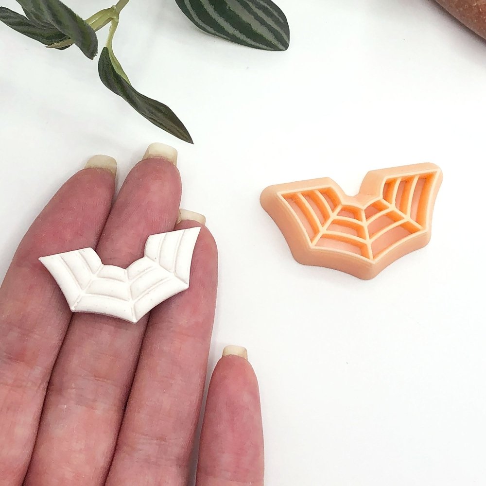 Spiderweb Half Polymer Clay Cutter | Spider Web -