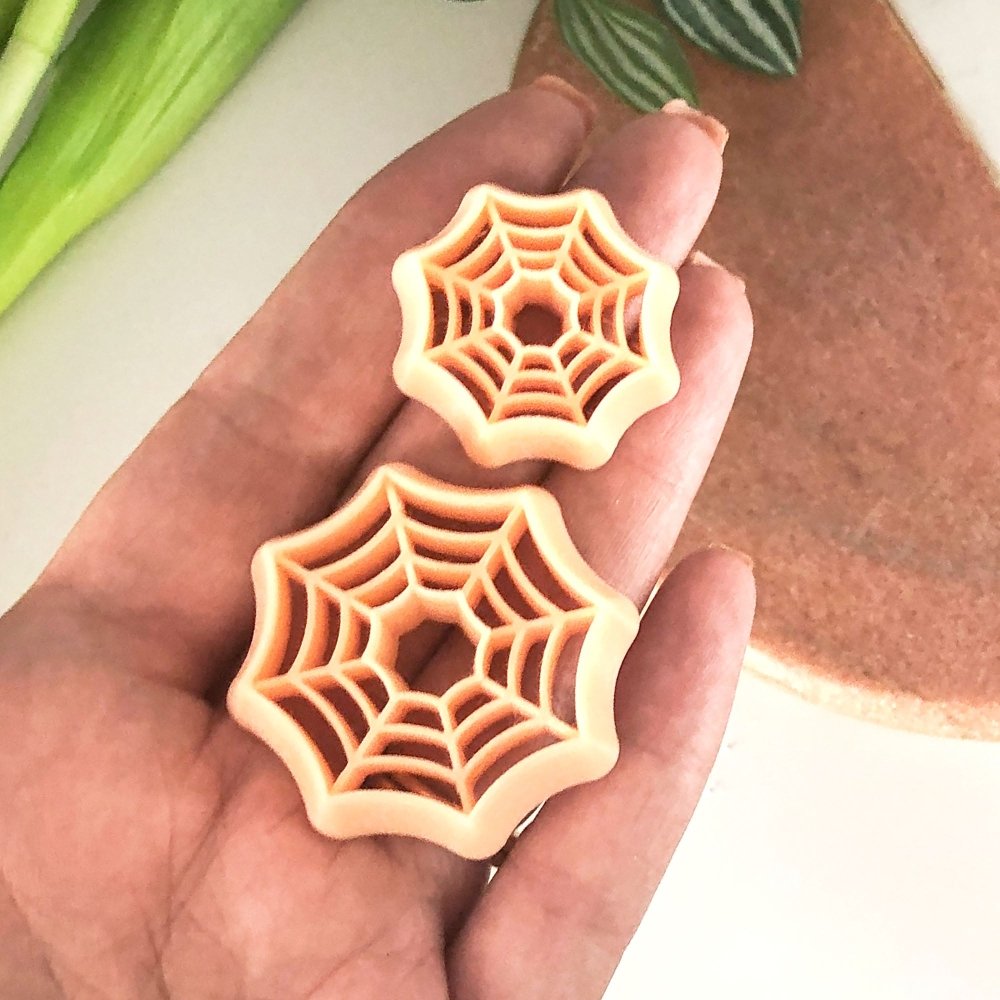 Spiderweb Polymer Clay Cutter | Donut Spider Web -