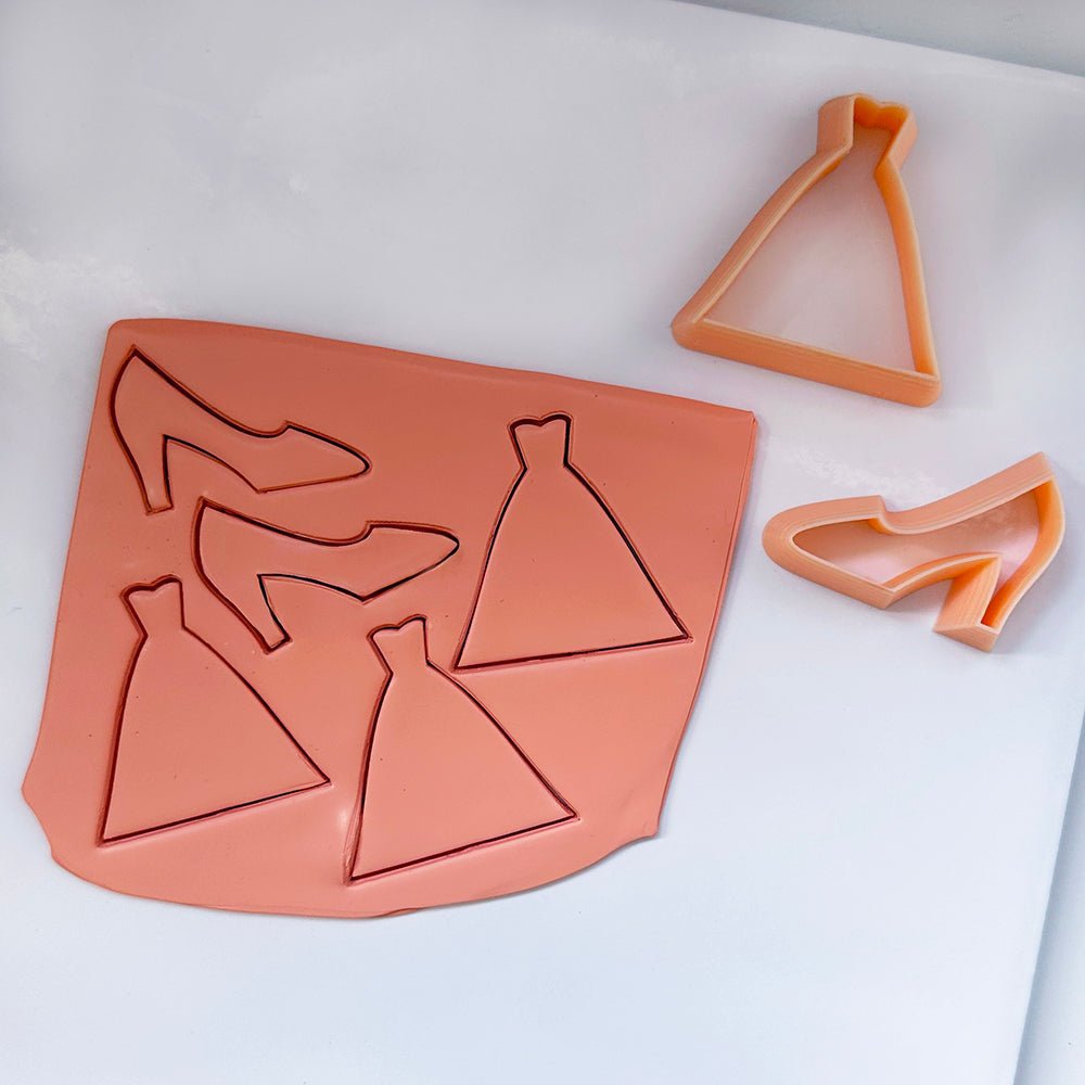 Stiletto Heels Court Shoe Clay Cutter | Doll Dress Up Theme -