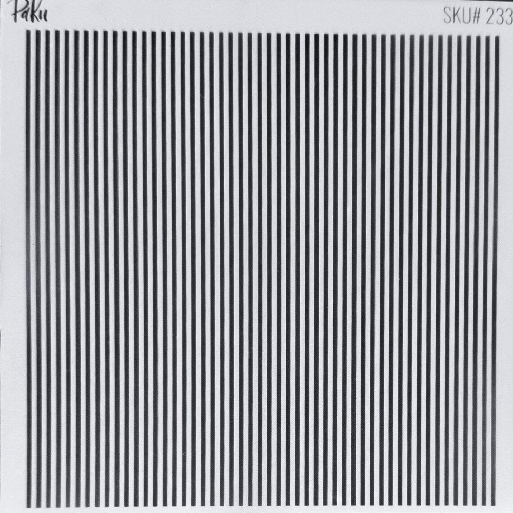 Stripes Silkscreen Stencil | Lines Pattern -