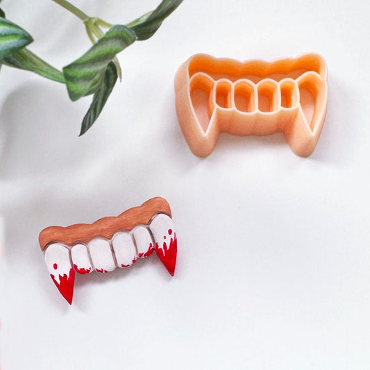 Vampire Fangs Clay Cutter | Dracula Teeth -