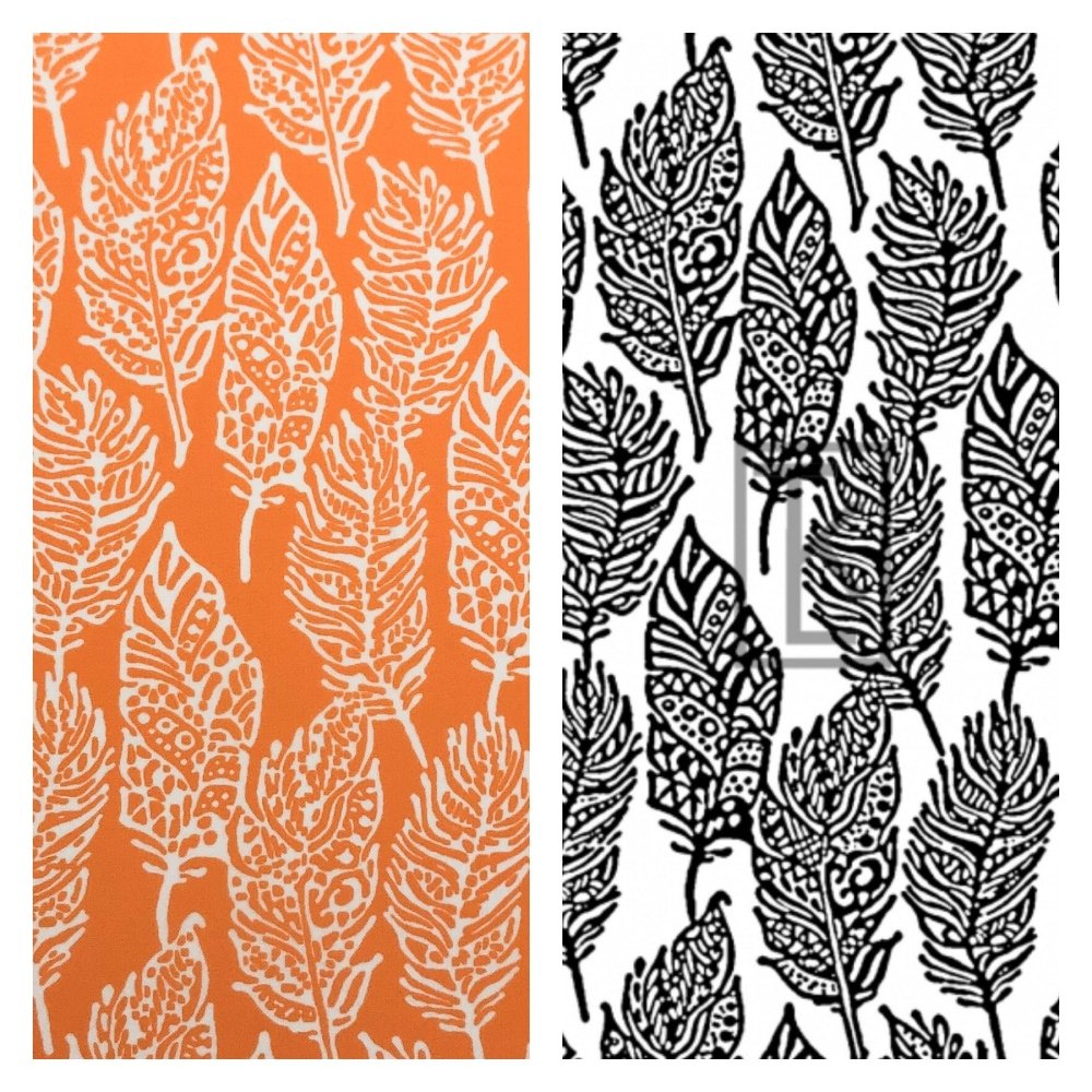 Zen Feathers Silkscreen Stencil -