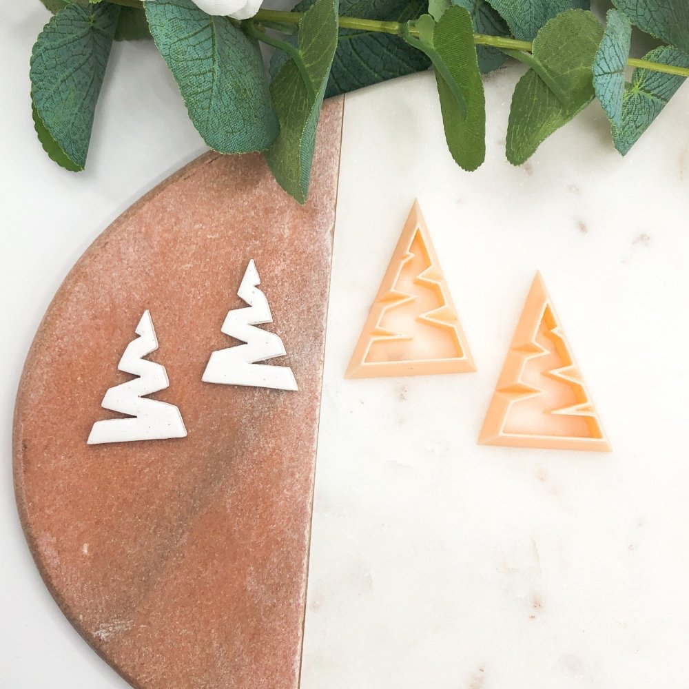 Zig Zag Tree Clay Cutter -