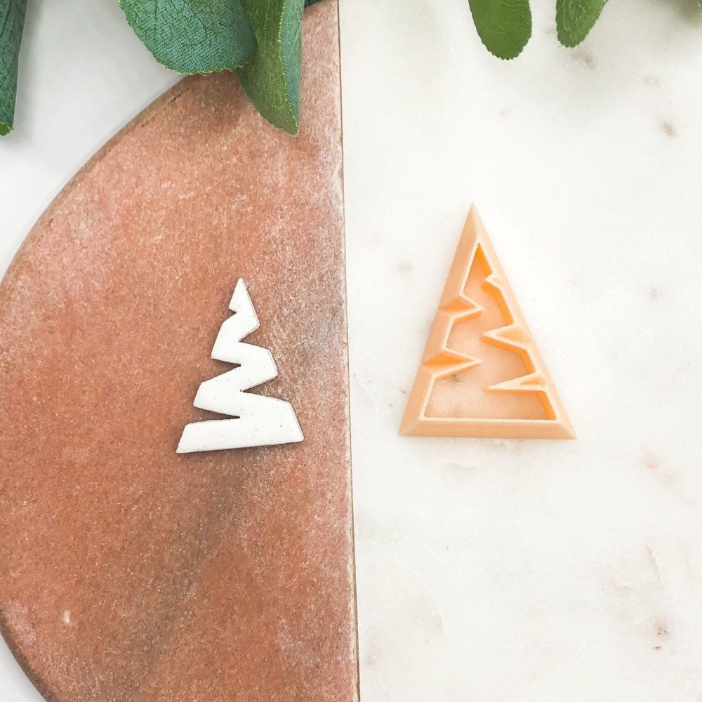 Zig Zag Tree Clay Cutter -