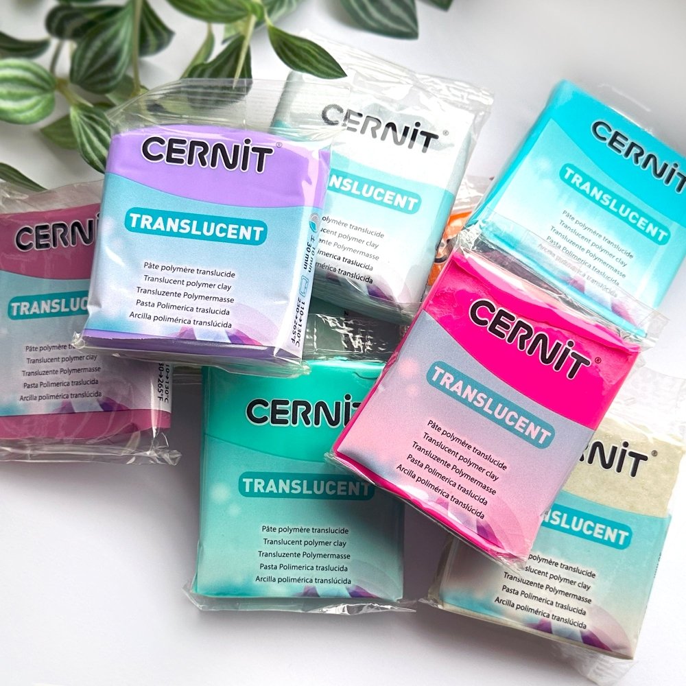 Cernit Translucent Polymer Clay - Kaly and Klay