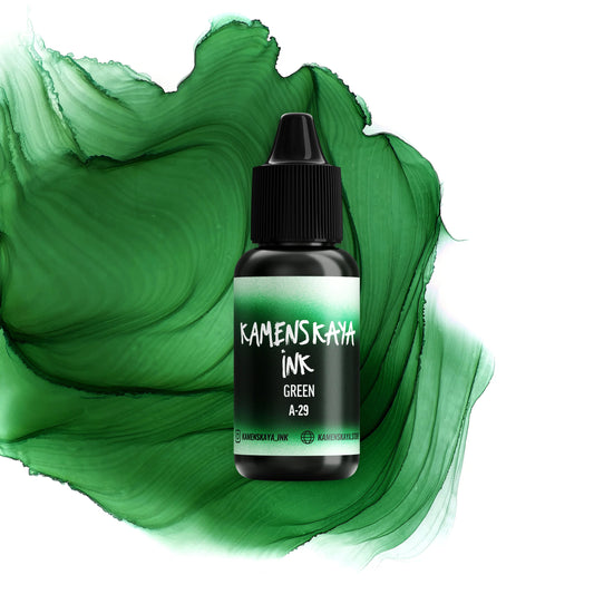 Kamenskaya Ink 15ml | Core A-29 Green