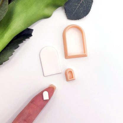 Arch Clay Cutter | Classic Shape - for polymer clay jewellery makers
