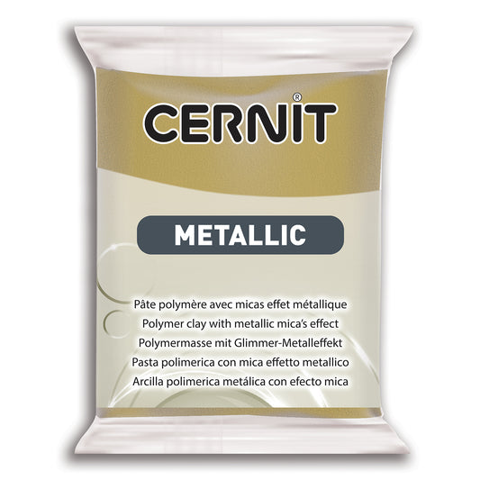 Cernit Polymer Clay 56g | Metallic - 055 Antique Gold