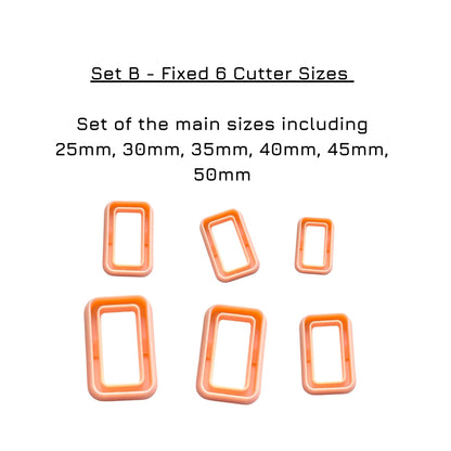 Soft Rectangle Frame Clay Cutter