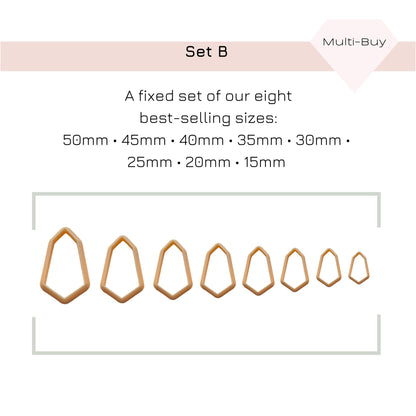 Jewel Shape Clay Cutter | Modern Faceted Design